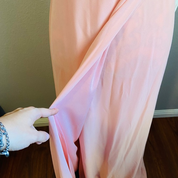 Show Me Your MuMu pink wrap maxi dress - Picture 7 of 12